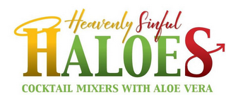 HEAVENLY SINFUL HALOES COCKTAIL MIXERS WITH ALOE VERA logo