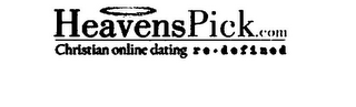 HEAVENSPICK.COM CHRISTIAN ONLINE DATING RE·DEFINED logo