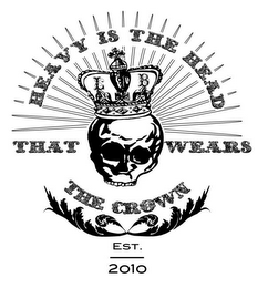 HEAVY IS THE HEAD THAT WEARS THE CROWN EST. 2010 LB logo