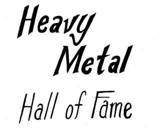 HEAVY METAL HALL OF FAME logo