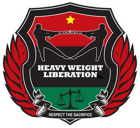 HEAVY WEIGHT LIBERATION RESPECT THE SACRIFICE logo
