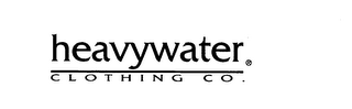HEAVYWATER CLOTHING CO. logo