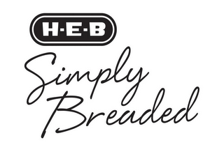 H·E·B SIMPLY BREADED logo