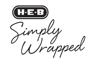 H·E·B SIMPLY WRAPPED logo