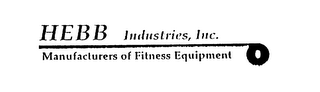 HEBB INDUSTRIES, INC. MANUFACTURERS OF FITNESS EQUIPMENT logo