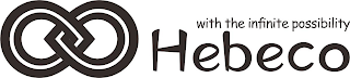 HEBECO WITH THE INFINITE POSSIBILITY logo