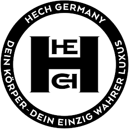 HECH GERMANY DEIN KÖRPER - DEIN EINZIG WAHRER LUXUS logo