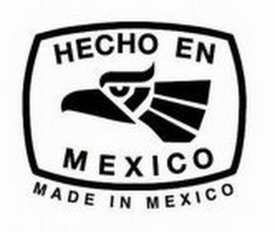HECHO EN MEXICO MADE IN MEXICO logo