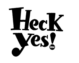 HECK YES! INC logo