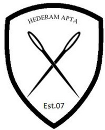 HEDERAM APTA. EST.07 logo
