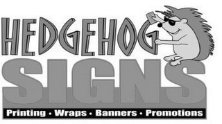 HEDGEHOG SIGNS PRINTING · WRAPS · BANNERS · POMOTIONS logo