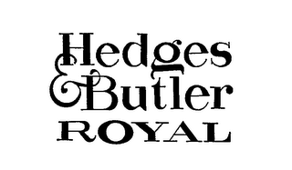 HEDGES & BUTLER ROYAL logo