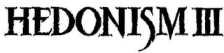 HEDONISM III logo
