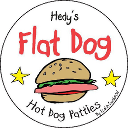 HEDY'S FLAT DOG HOT DOG PATTIES BY ISAIAH GORDON W logo