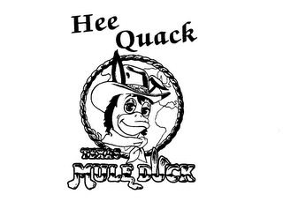 HEE QUACK TEXAS MULE DUCK logo