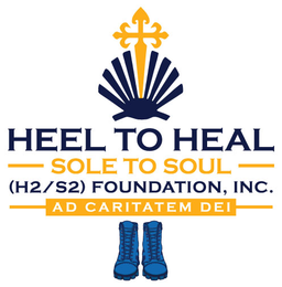 HEEL TO HEAL SOLE TO SOUL (H2/S2) FOUNDATION, INC. AD CARITATEM DEI logo