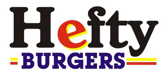 HEFTY BURGERS logo