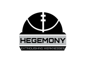 HEGEMONY EXTINGUISHING WEAKNESSES logo