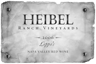 HEIBEL RANCH VINEYARDS 2006 LAPPA'S NAPA VALLEY RED WINE logo