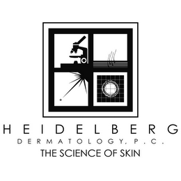HEIDELBERG DERMATOLOGY, P.C. THE SCIENCE OF SKIN logo