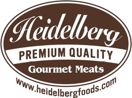 HEIDELBERG PREMIUM QUALITY GOURMET MEATS WWW.HEIDELBERGFOODS.COM logo