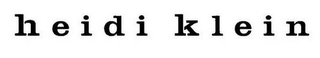 HEIDI KLEIN logo