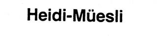 HEIDI-MUESLI logo