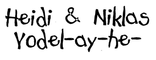 HEIDI & NIKLAS YODEL-AY-HE- logo