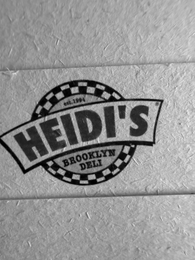 HEIDI'S EST. 1994 BROOKLYN DELI logo