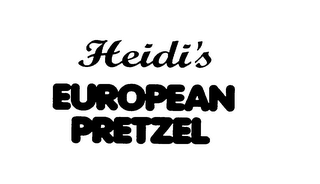 HEIDI'S EUROPEAN PRETZEL logo