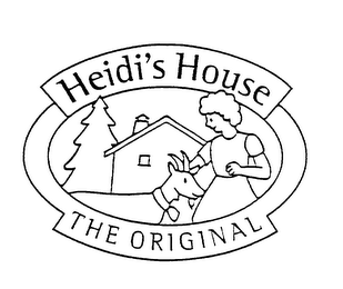 HEIDI'S HOUSE THE ORIGINAL logo