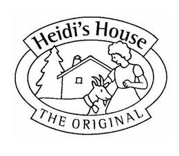 HEIDI'S HOUSE THE ORIGINAL logo