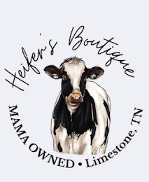 HEIFER'S BOUTIQUE MAMA OWNED · LIMESTONE, TN logo