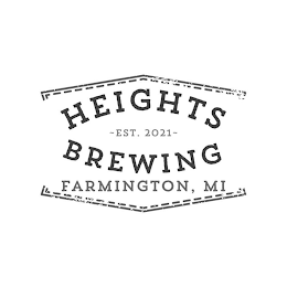 HEIGHTS BREWING FARMINGTON, MI ~EST. 2021~ logo