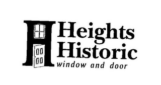 HEIGHTS HISTORIC WINDOW AND DOOR logo