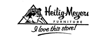 HEILIG MEYERS FURNITURE I LOVE THIS STORE! logo