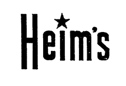 HEIM'S logo