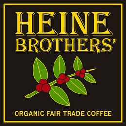HEINE BROTHERS' ORGANIC FAIR TRADE COFFEE logo
