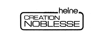 HEINE CREATION NOBLESSE logo