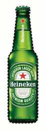 HEINEKEN LAGER BEER HEINEKEN PREMIUM QUALITY logo