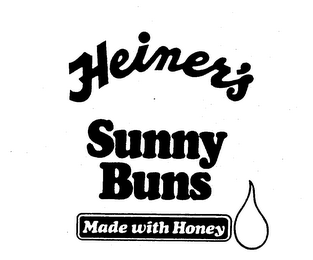 HEINER'S SUNNY BUNS MADE WITH HONEY logo