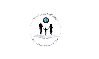 HEIRON'S SAKE PUBLISHING WORDS OPEN WORLDS (WOW)! logo