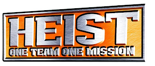 HEIST ONE TEAM ONE MISSION logo
