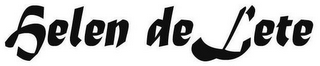 HELEN DE LETE logo