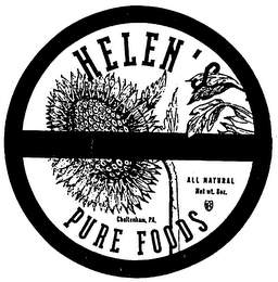 HELEN'S PURE FOODS logo