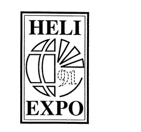 HELI EXPO 91 logo