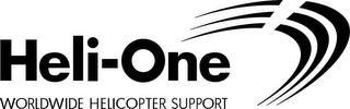 HELI-ONE WORLDWIDE HELICOPTER SUPPORT logo