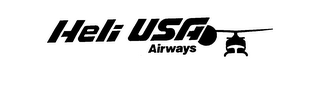 HELI USA AIRWAYS logo