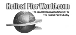 HELICAL PIER WORLD.COM THE GLOBAL INFORMATION SOURCE FOR THE HELICAL PIER INDUSTRY logo