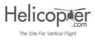 HELICOPTER.COM THE SITE FOR VERTICAL FLIGHT logo
